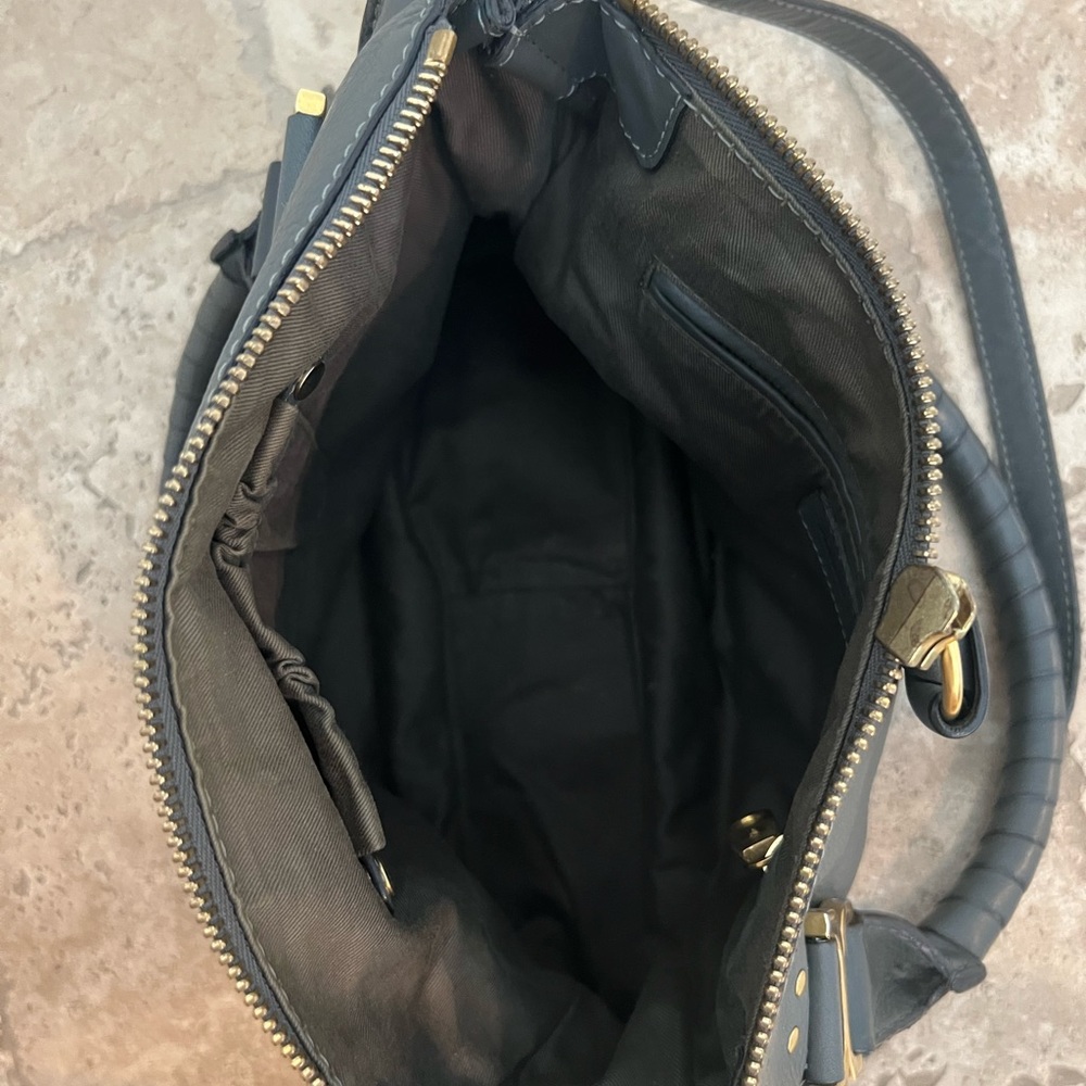 Chloe “Marcie” satchel bag in grey. Beautiful bag, excellent used condition! - Picture 7 of 15